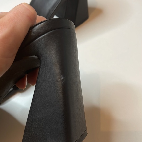 Open Edit Chunky Foam Heeled Open Toe Sandals Size 9.5 - Picture 11 of 11